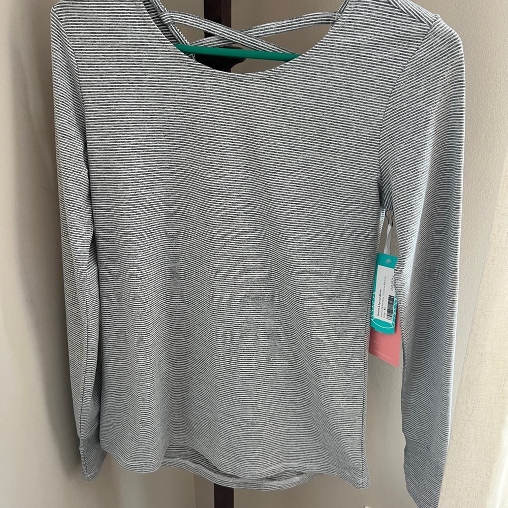 Stitch fix nwt. Striped athleisure top